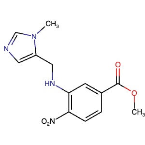 2230200-90-3 | Methyl 3-(((1-methyl-1H-imidazol-5-yl)methyl)amino)-4-nitrobenzoate - Hoffman Fine Chemicals