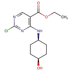 2230820-31-0 | Ethyl 2-chloro-4-(((1s,4s)-4-hydroxycyclohexyl)amino)pyrimidine-5-carboxylate - Hoffman Fine Chemicals