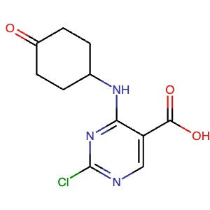 2230820-38-7 | 2-Chloro-4-((4-oxocyclohexyl)amino)pyrimidine-5-carboxylic acid - Hoffman Fine Chemicals