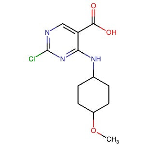 2230820-44-5 | 2-Chloro-4-((4-methoxycyclohexyl)amino)pyrimidine-5-carboxylic acid - Hoffman Fine Chemicals