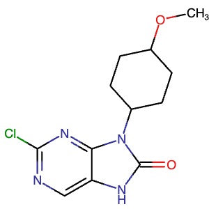 2230820-45-6 | 2-Chloro-9-(4-methoxycyclohexyl)-7,9-dihydro-8H-purin-8-one - Hoffman Fine Chemicals