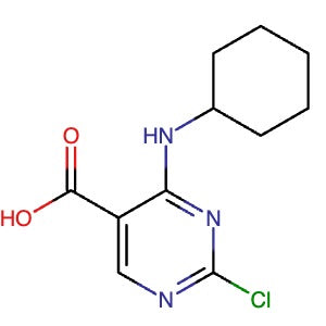 2230820-66-1 | 2-Chloro-4-(cyclohexylamino)pyrimidine-5-carboxylic acid - Hoffman Fine Chemicals