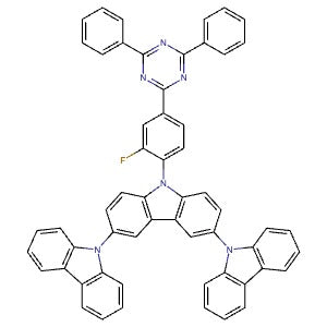 2232161-79-2 | 9'-(4-(4,6-Diphenyl-1,3,5-triazin-2-yl)-2-fluorophenyl)-9'H-9,3':6',9''-tercarbazole - Hoffman Fine Chemicals