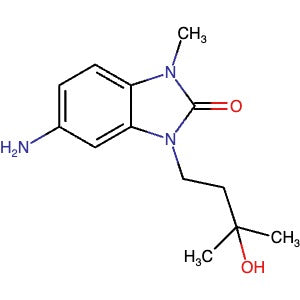 2253880-32-7 | 5-Amino-3-(3-hydroxy-3-methylbutyl)-1-methyl-1,3-dihydro-2H-benzo[d]imidazol-2-one - Hoffman Fine Chemicals