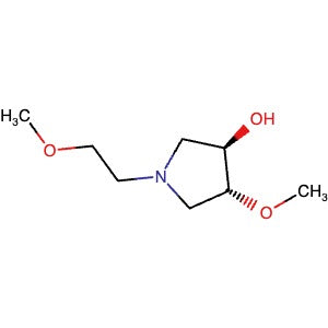 2278392-57-5 | (3R,4R)-4-Methoxy-1-(2-methoxyethyl)pyrrolidin-3-ol - Hoffman Fine Chemicals