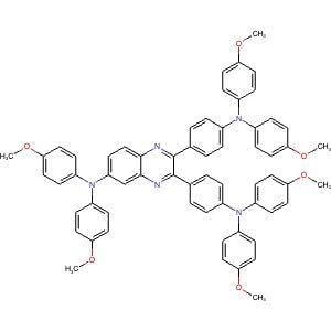 2311925-74-1 | 4,4'-(6-(Bis(4-methoxyphenyl)amino)quinoxaline-2,3-diyl)bis(N,N-bis(4-methoxyphenyl)aniline) - Hoffman Fine Chemicals