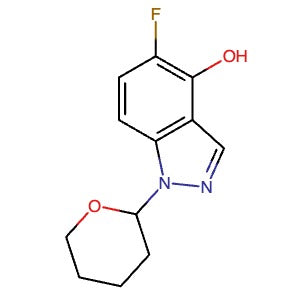 2368909-37-7 | 5-Fluoro-1-(tetrahydro-2H-pyran-2-yl)-1H-indazol-4-ol - Hoffman Fine Chemicals