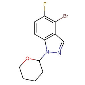 2368909-38-8 | 4-Bromo-5-fluoro-1-(tetrahydro-2H-pyran-2-yl)-1H-indazole - Hoffman Fine Chemicals