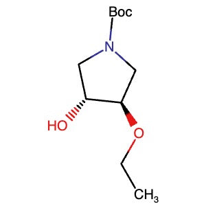 2368910-97-6 | tert-Butyl (3R,4R)-3-ethoxy-4-hydroxypyrrolidine-1-carboxylate - Hoffman Fine Chemicals