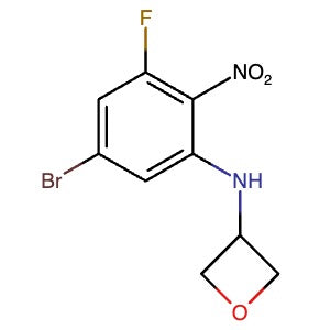 2380322-18-7 | N-(5-Bromo-3-fluoro-2-nitrophenyl)oxetan-3-amine - Hoffman Fine Chemicals