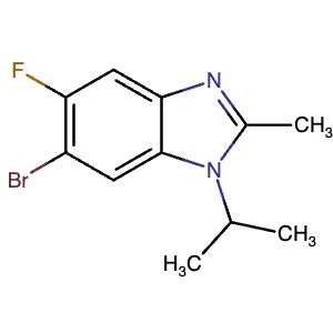 2380322-35-8 | 6-Bromo-5-fluoro-1-(propan-2-yl)-2-methyl-1H-benzo[d]imidazole - Hoffman Fine Chemicals