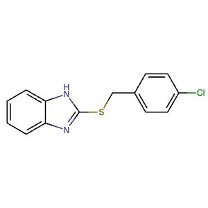 23976-76-3 | 2-((4-Chlorobenzyl)thio)-1H-benzo[d]imidazole - Hoffman Fine Chemicals