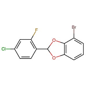 2401894-36-6 | 4-Bromo-2-(4-chloro-2-fluorophenyl)benzo[d][1,3]dioxole - Hoffman Fine Chemicals