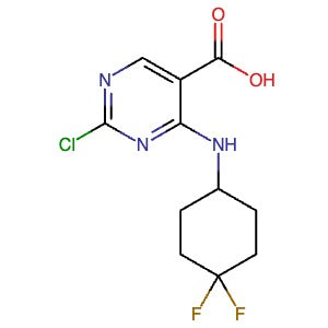 2408842-75-9 | 2-Chloro-4-((4,4-difluorocyclohexyl)amino)pyrimidine-5-carboxylic acid - Hoffman Fine Chemicals