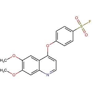 2411548-86-0 | 4-((6,7-Dimethoxyquinolin-4-yl)oxy)benzenesulfonyl fluoride - Hoffman Fine Chemicals