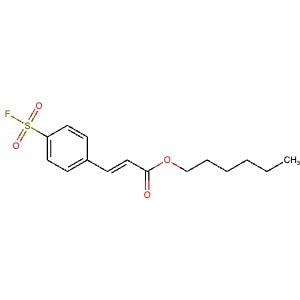 2411548-89-3 | Hexyl (E)-3-(4-(fluorosulfonyl)phenyl)acrylate - Hoffman Fine Chemicals