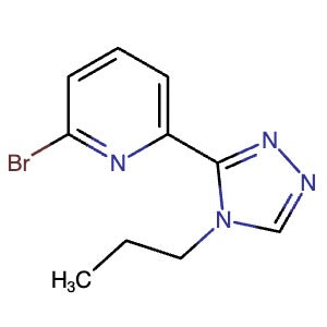 2420427-99-0 | 2-Bromo-6-(4-propyl-4H-1,2,4-triazol-3-yl)pyridine - Hoffman Fine Chemicals