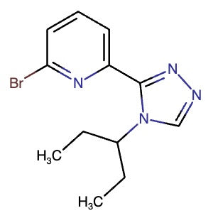 2420428-00-6 | 2-Bromo-6-(4-(pentan-3-yl)-4H-1,2,4-triazol-3-yl)pyridine - Hoffman Fine Chemicals