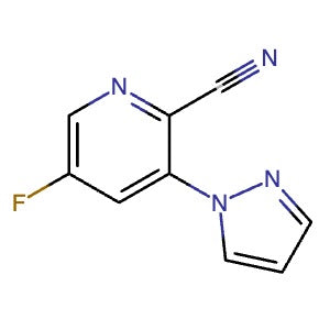 2435611-54-2 | 5-Fluoro-3-(1H-pyrazol-1-yl)picolinonitrile - Hoffman Fine Chemicals