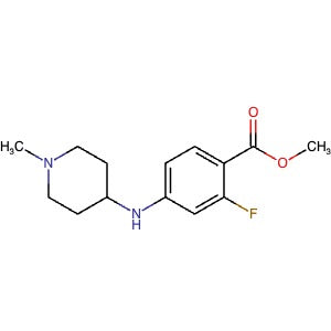 2460221-40-1 | Methyl 2-fluoro-4-((1-methylpiperidin-4-yl)amino)benzoate - Hoffman Fine Chemicals