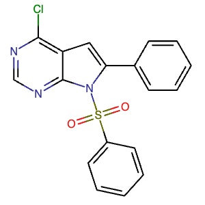 252723-15-2 | 4-Chloro-6-phenyl-7-(phenylsulfonyl)-7H-pyrrolo[2,3-d]pyrimidine - Hoffman Fine Chemicals