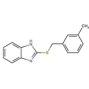 253168-40-0 | 2-((3-Methylbenzyl)thio)-1H-benzo[d]imidazole - Hoffman Fine Chemicals