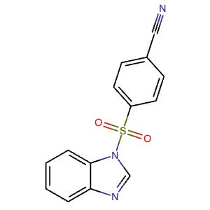 2574525-58-7 | 4-((1H-Benzo[d]imidazol-1-yl)sulfonyl)benzonitrile - Hoffman Fine Chemicals