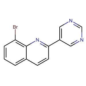 2581528-34-7 | 8-Bromo-2-(pyrimidin-5-yl)quinoline - Hoffman Fine Chemicals