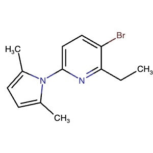 2598264-70-9 | 3-Bromo-6-(2,5-dimethyl-1H-pyrrol-1-yl)-2-ethylpyridine - Hoffman Fine Chemicals