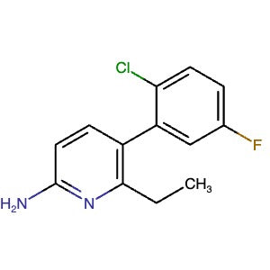 2598265-33-7 | 5-(2-Chloro-5-fluorophenyl)-6-ethylpyridin-2-amine - Hoffman Fine Chemicals