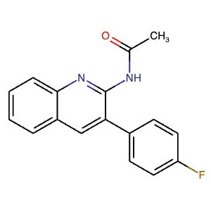 2677029-61-5 | N-(3-(4-Fluorophenyl)quinolin-2-yl)acetamide - Hoffman Fine Chemicals