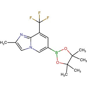 2724265-33-0 | 2-Methyl-6-(4,4,5,5-tetramethyl-1,3,2-dioxaborolan-2-yl)-8-(trifluoromethyl)imidazo[1,2-a]pyridine - Hoffman Fine Chemicals