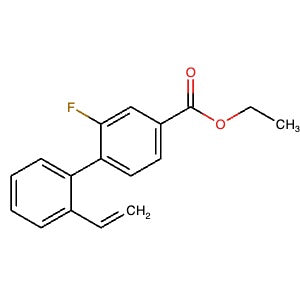 2766860-97-1 | Ethyl 2-fluoro-2'-vinyl-[1,1'-biphenyl]-4-carboxylate - Hoffman Fine Chemicals