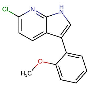 2767035-47-0 | 6-Chloro-3-(2-methoxyphenyl)-1H-pyrrolo[2,3-b]pyridine - Hoffman Fine Chemicals