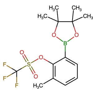 2803425-73-0 | 2-Methyl-6-(4,4,5,5-tetramethyl-1,3,2-dioxaborolan-2-yl)phenyl trifluoromethanesulfonate - Hoffman Fine Chemicals