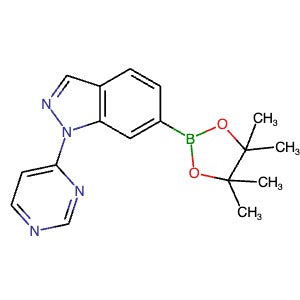 2803902-51-2 | 1-(Pyrimidin-4-yl)-6-(4,4,5,5-tetramethyl-1,3,2-dioxaborolan-2-yl)-1H-indazole - Hoffman Fine Chemicals