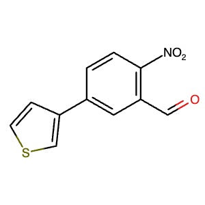 2845083-50-1 | 2-Nitro-5-(thiophen-3-yl)benzaldehyde - Hoffman Fine Chemicals