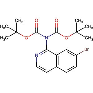 288309-20-6 | Di-tert-butyl (7-bromoisoquinolin-1-yl)iminodicarbonate - Hoffman Fine Chemicals