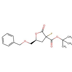 2933218-00-7 | tert-Butyl (5S)-5-[(benzyloxy)methyl]-3-fluoro-2-oxotetrahydrofuran-3-carboxylate - Hoffman Fine Chemicals