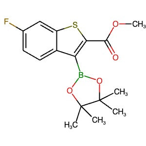 2936626-94-5 | Methyl 6-fluoro-3-(4,4,5,5-tetramethyl-1,3,2-dioxaborolan-2-yl)benzo[b]thiophene-2-carboxylate - Hoffman Fine Chemicals