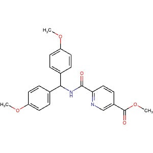 2941181-56-0 | Methyl 6-((bis(4-methoxyphenyl)methyl)carbamoyl)nicotinate - Hoffman Fine Chemicals