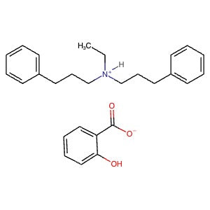 3004869-66-0 | N-Ethyl-3-phenyl-N-(3-phenylpropyl)propan-1-aminium 2-hydroxybenzoate - Hoffman Fine Chemicals