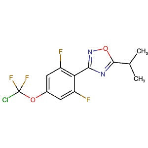 3006002-69-0 | 3-(4-(Chlorodifluoromethoxy)-2,6-difluorophenyl)-5-(propan-2-yl)1,2,4-oxadiazole - Hoffman Fine Chemicals