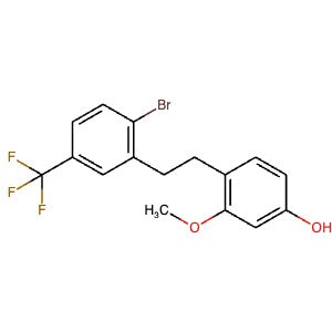 3016369-80-2 | 4-(2-Bromo-5-(trifluoromethyl)phenethyl)-3-methoxyphenol - Hoffman Fine Chemicals