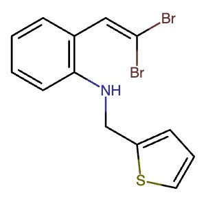 3023221-82-8 | 2-(2,2-Dibromovinyl)-N-(thiophen-2-ylmethyl)aniline - Hoffman Fine Chemicals