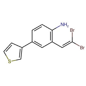 3023221-83-9 | 2-(2,2-Dibromovinyl)-4-(thiophen-3-yl)aniline - Hoffman Fine Chemicals