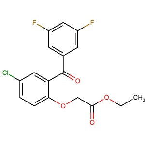 329941-84-6 | Ethyl [4-chloro-2-(3,5-difluorobenzoyl)phenoxy]acetate - Hoffman Fine Chemicals