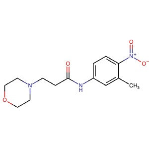 329943-26-2 | N-(3-Methyl-4-nitrophenyl)-3-(4-morpholinyl)propanamide - Hoffman Fine Chemicals