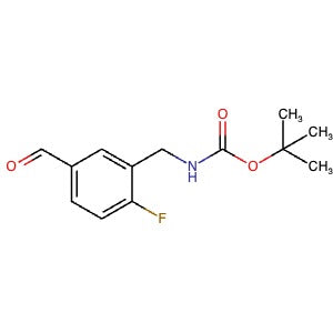 334018-67-6 | tert-Butyl (2-fluoro-5-formylbenzyl)carbamate - Hoffman Fine Chemicals