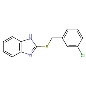 353261-16-2 | 2-((3-Chlorobenzyl)thio)-1H-benzo[d]imidazole - Hoffman Fine Chemicals